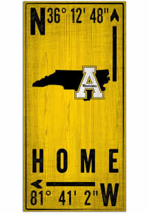 Appalachian State Mountaineers Coordinate Sign