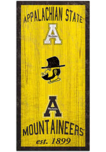 Appalachian State Mountaineers Heritage 6x12 Sign