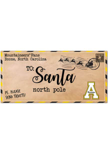 Appalachian State Mountaineers To Santa Sign