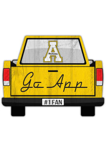 Appalachian State Mountaineers Truck Back Cutout Sign