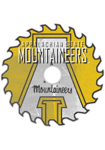 Appalachian State Mountaineers Rust Circular Saw Sign