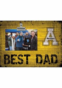 Appalachian State Mountaineers Best Dad Clip Picture Frame