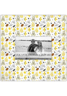 Appalachian State Mountaineers Floral Pattern Picture Frame
