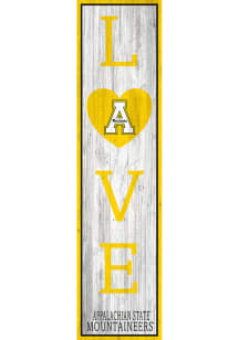 Appalachian State Mountaineers 24 Inch Love Leaner Sign