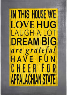 Appalachian State Mountaineers In This House Picture Frame
