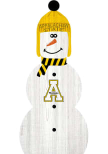 Appalachian State Mountaineers Snowman Leaner Sign