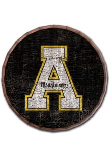 Appalachian State Mountaineers Cracked Color 24 Inch Barrel Top Sign