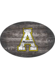 Appalachian State Mountaineers 46 Inch Distressed Wood Sign