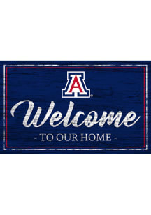 Arizona Wildcats Welcome to our Home 6x12 Sign
