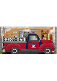 Arizona Wildcats Best Dad Truck Sign