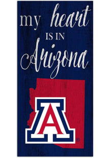 Arizona Wildcats My Heart State Sign
