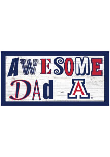 Arizona Wildcats Awesome Dad Sign