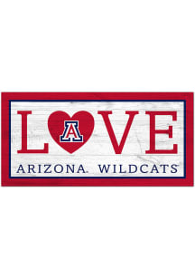 Arizona Wildcats Love 6x12 Sign