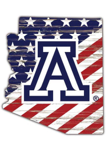 Arizona Wildcats 12 Inch USA State Cutout Sign