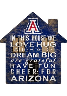 Arizona Wildcats 12 inch House Sign