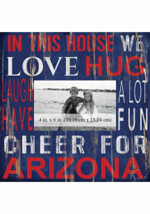 Arizona Wildcats In This House 10x10 Picture Frame