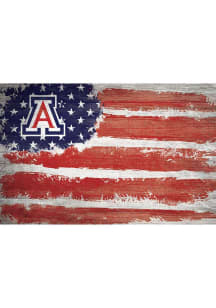 Arizona Wildcats Flag 16x20 Wall Art