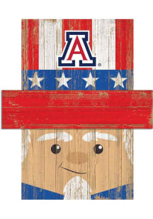 Arizona Wildcats Patriotic Head Sign