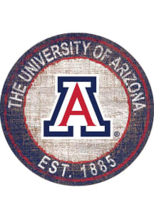 Arizona Wildcats Round Heritage Logo Sign