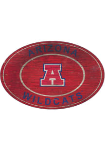 Arizona Wildcats 46 Inch Heritage Oval Sign