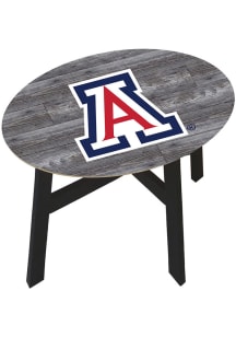 Arizona Wildcats Logo Heritage Side Blue End Table