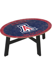 Arizona Wildcats Team Color Logo Blue Coffee Table