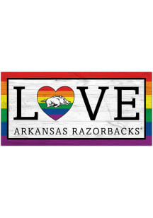 Arkansas Razorbacks LGBTQ Love Sign