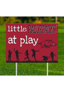 Arkansas Razorbacks Little Fans at Play Yard Sign
