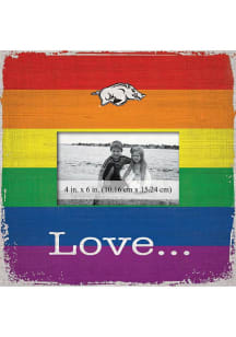 Arkansas Razorbacks Love Pride Picture Frame