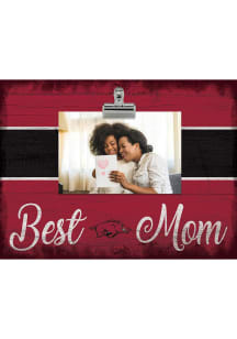 Arkansas Razorbacks Best Mom Clip Picture Frame