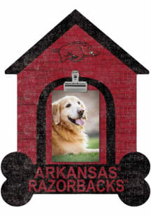 Arkansas Razorbacks Dog Bone House Clip Picture Frame