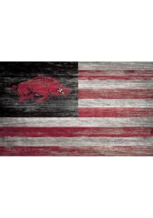 Arkansas Razorbacks Distressed Flag Picture Frame