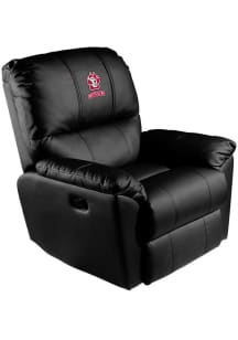 South Dakota Coyotes Rocker Recliner - Black