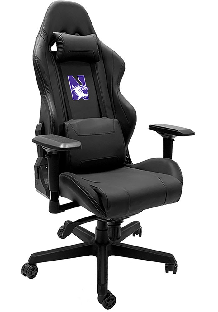 Northwestern Wildcats Xpression Black Gaming Chair