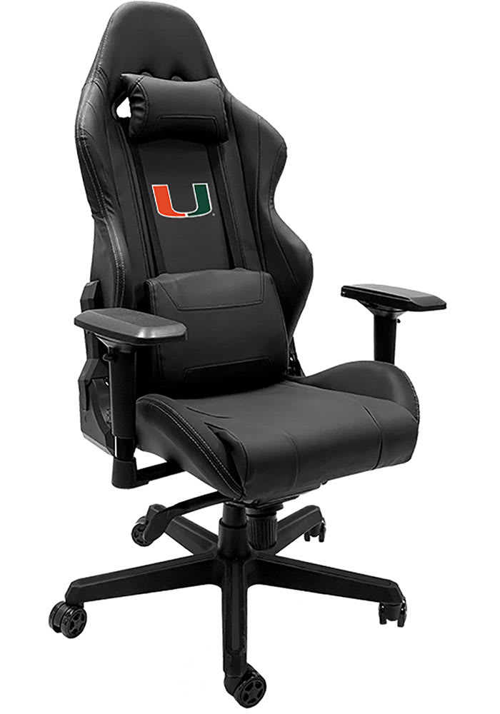 Miami Hurricanes Xpression Black Gaming Chair
