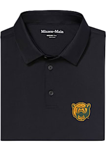 Mizzen+Main Baylor Bears Mens Black Versa Polo Short Sleeve Fashion Polo