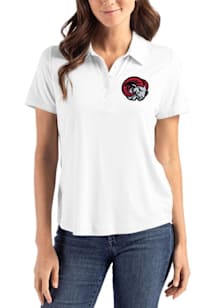 Cutter and Buck Winston-Salem State University Womens White Coastline Eco Short Sleeve Polo Shirt