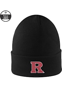 LogoFit Rutgers Scarlet Knights Black Southpole Mens Knit Hat