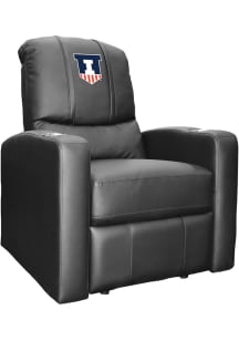 Black Illinois Fighting Illini Stealth Power Plus Designed Recliner