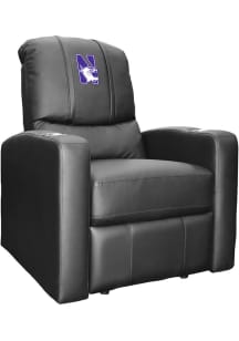 Black Northwestern Wildcats Stealth Power Plus Styled Recliner