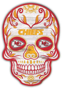 Kansas City Chiefs 12 Sugar Skull Sign Sign