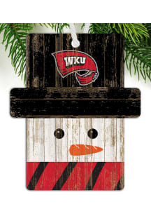 Western Kentucky Hilltoppers Snowman Ornament