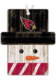 Arizona Cardinals Snowman Ornament