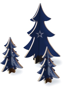Dallas Cowboys 3 Piece Set Desktop Tree Set Decor
