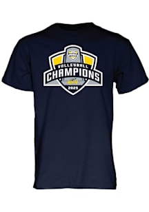 Toledo Rockets Navy Blue MAC Volleyball Tournament Champions Short Sleeve T Shirt