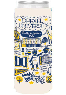 White Drexel Dragons Julia Gash Slim Coolie