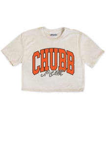 Nick Chubb Cleveland Browns Womens White Easy Player T-Shirt