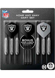 Las Vegas Raiders Fan's Choice Dart Set Dart Board Cabinet