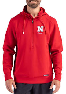 Cutter and Buck Nebraska Cornhuskers Mens Red Alumni Roam Hood