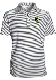 Baylor Bears Toddler Charcoal Carson Short Sleeve Polo Shirt